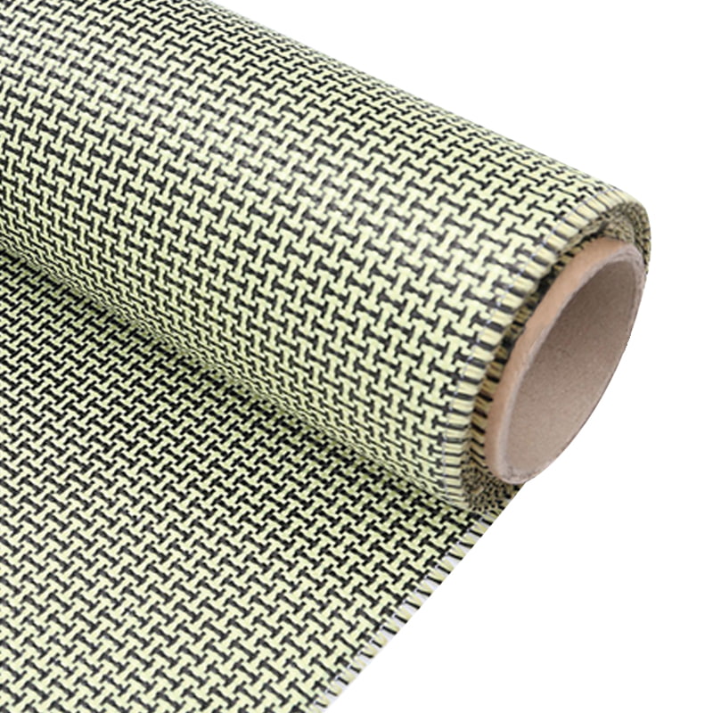 Dilaw/itim na I-beam aramid carbon timpla